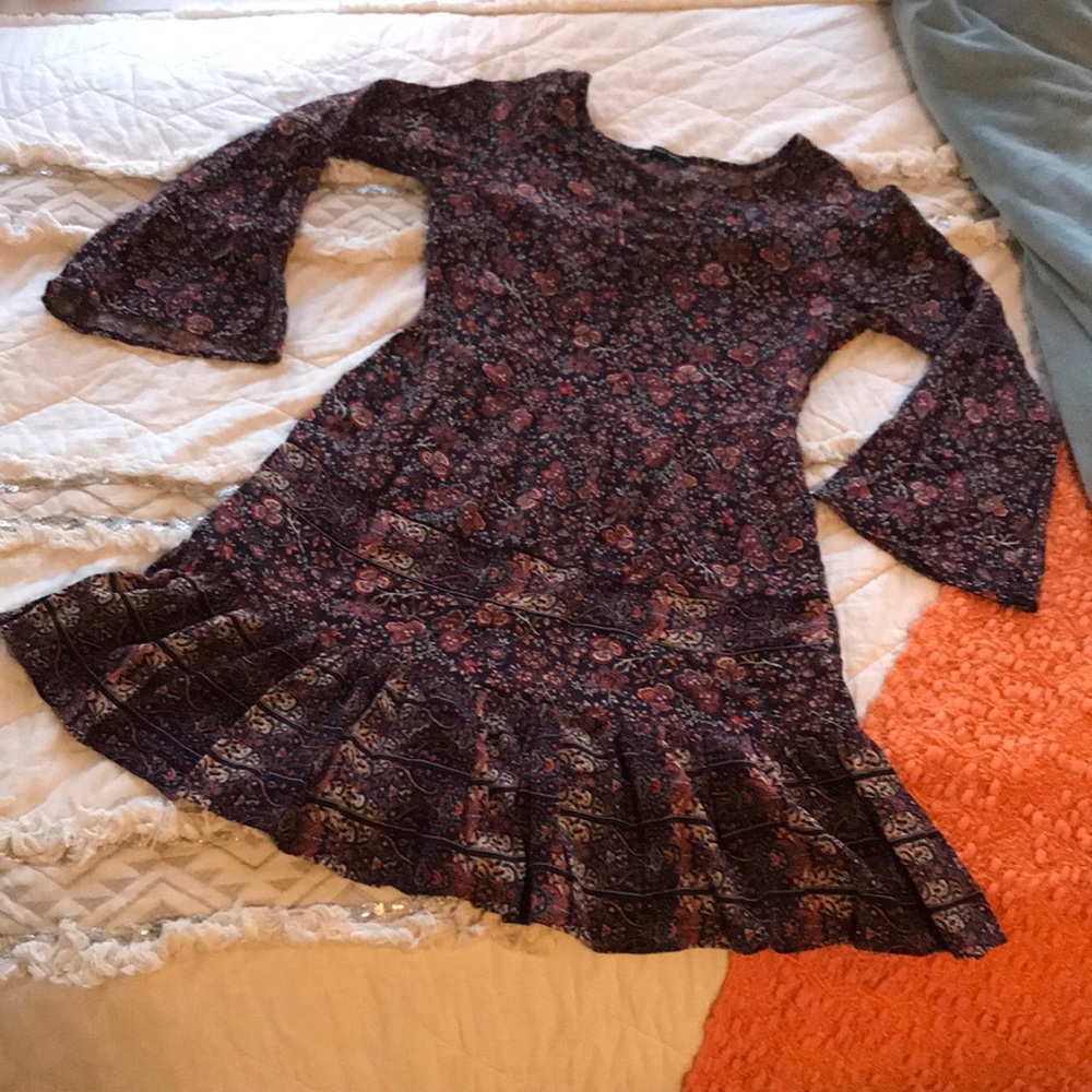 AE multicolored boho dress